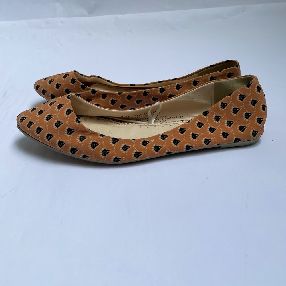 ModCloth Orange Ballet Flats